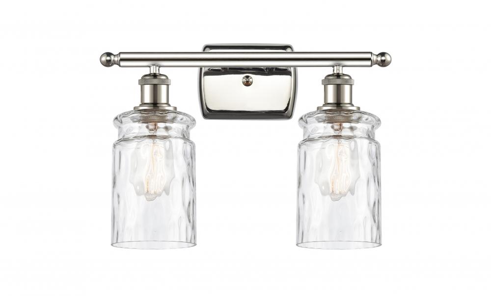 Candor - 2 Light - 15 inch - Polished Nickel - Bath Vanity Light