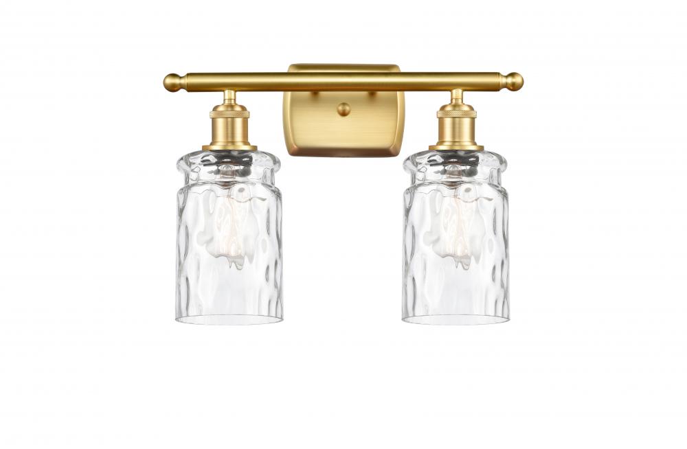 Candor - 2 Light - 15 inch - Satin Gold - Bath Vanity Light