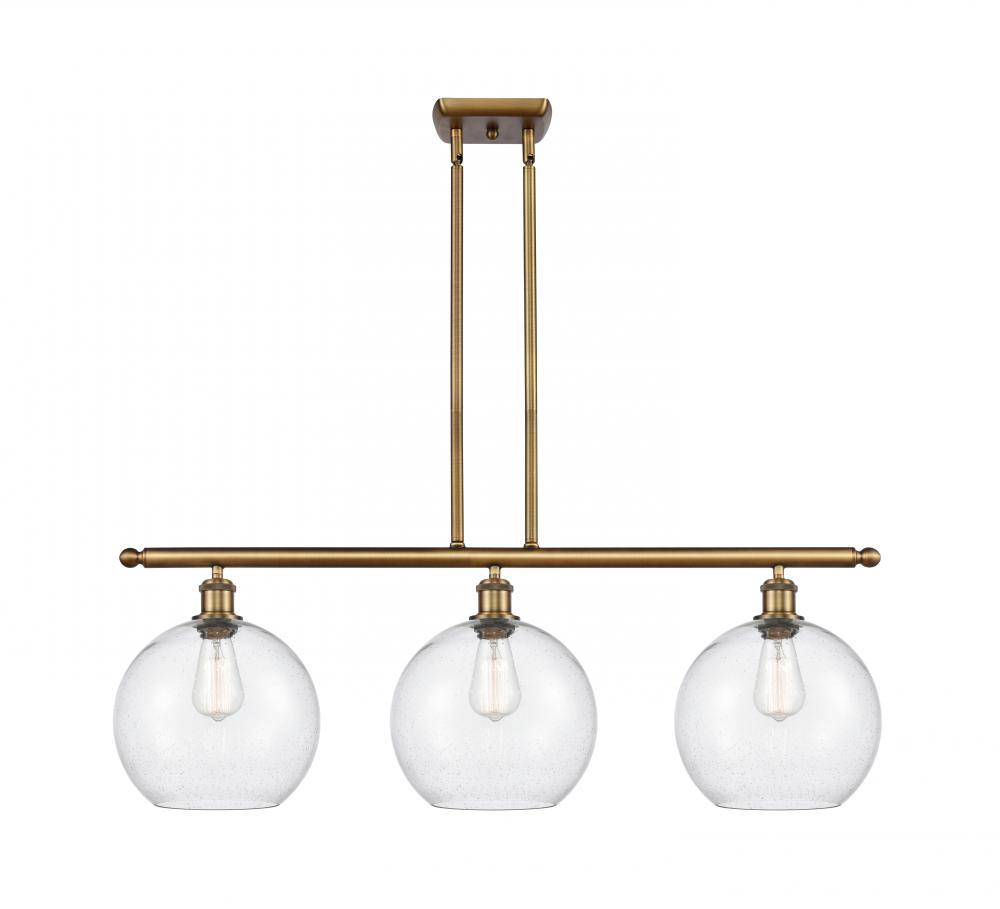 Athens - 3 Light - 37 inch - Brushed Brass - Stem Hung - Island Light