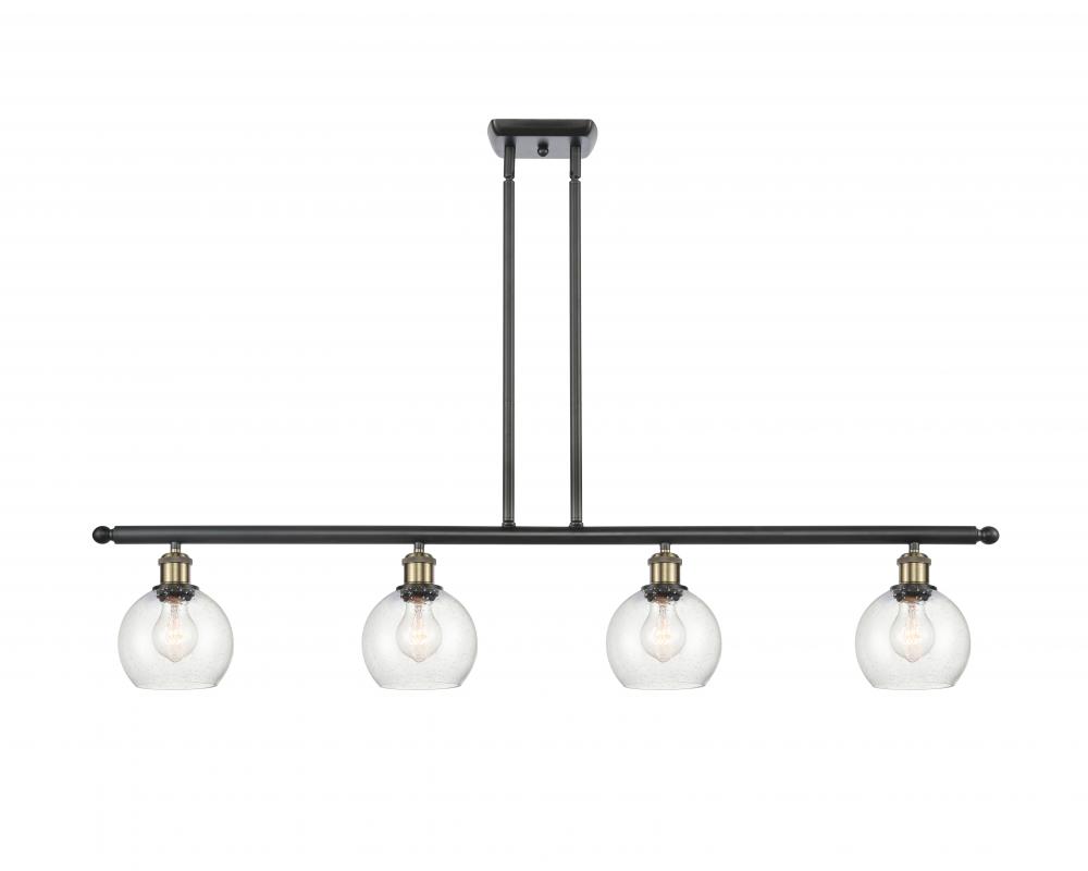 Athens - 4 Light - 48 inch - Black Antique Brass - Cord hung - Island Light