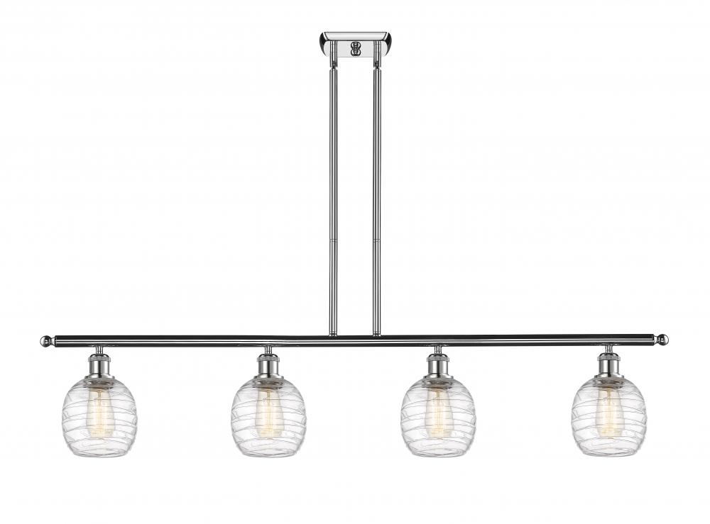 Belfast - 4 Light - 48 inch - Polished Chrome - Cord hung - Island Light