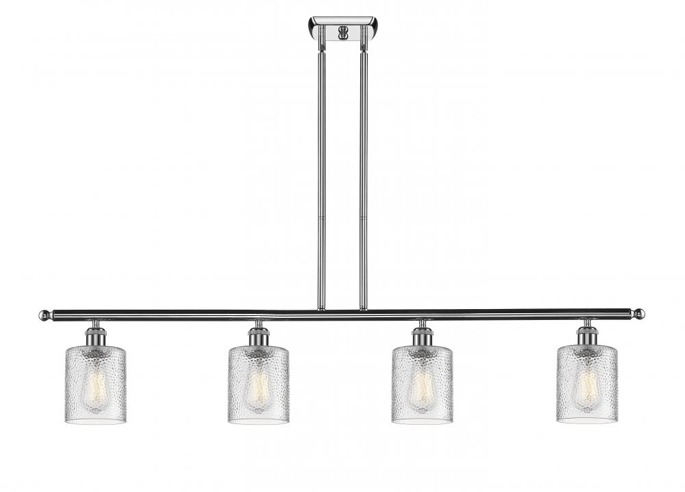 Cobbleskill - 4 Light - 48 inch - Polished Chrome - Cord hung - Island Light