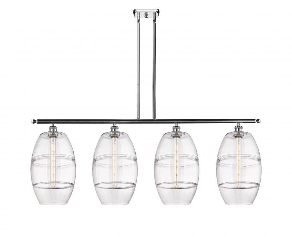 Vaz - 4 Light - 48 inch - Polished Chrome - Cord hung - Island Light