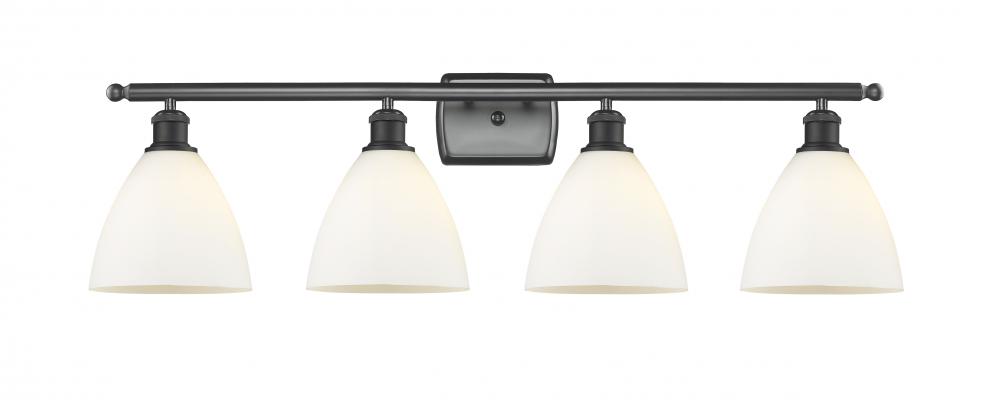 Bristol - 4 Light - 38 inch - Matte Black - Bath Vanity Light