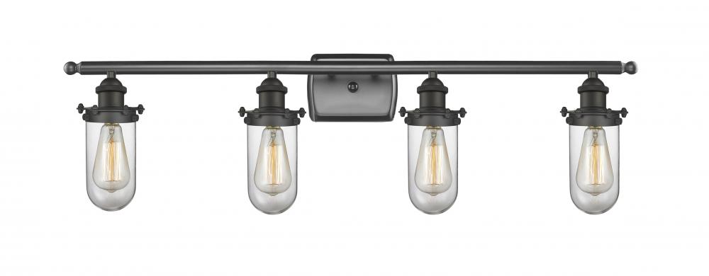 Kingsbury - 4 Light - 34 inch - Matte Black - Bath Vanity Light