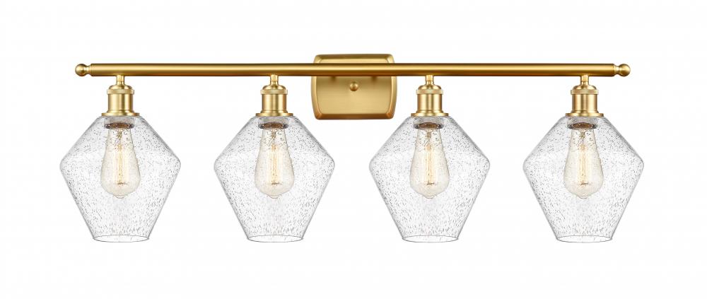 Cindyrella - 4 Light - 38 inch - Satin Gold - Bath Vanity Light