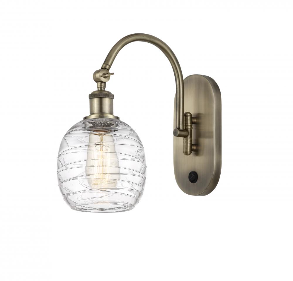 Belfast - 1 Light - 6 inch - Antique Brass - Sconce