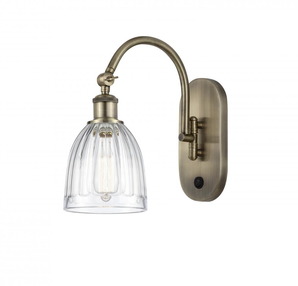 Brookfield - 1 Light - 6 inch - Antique Brass - Sconce