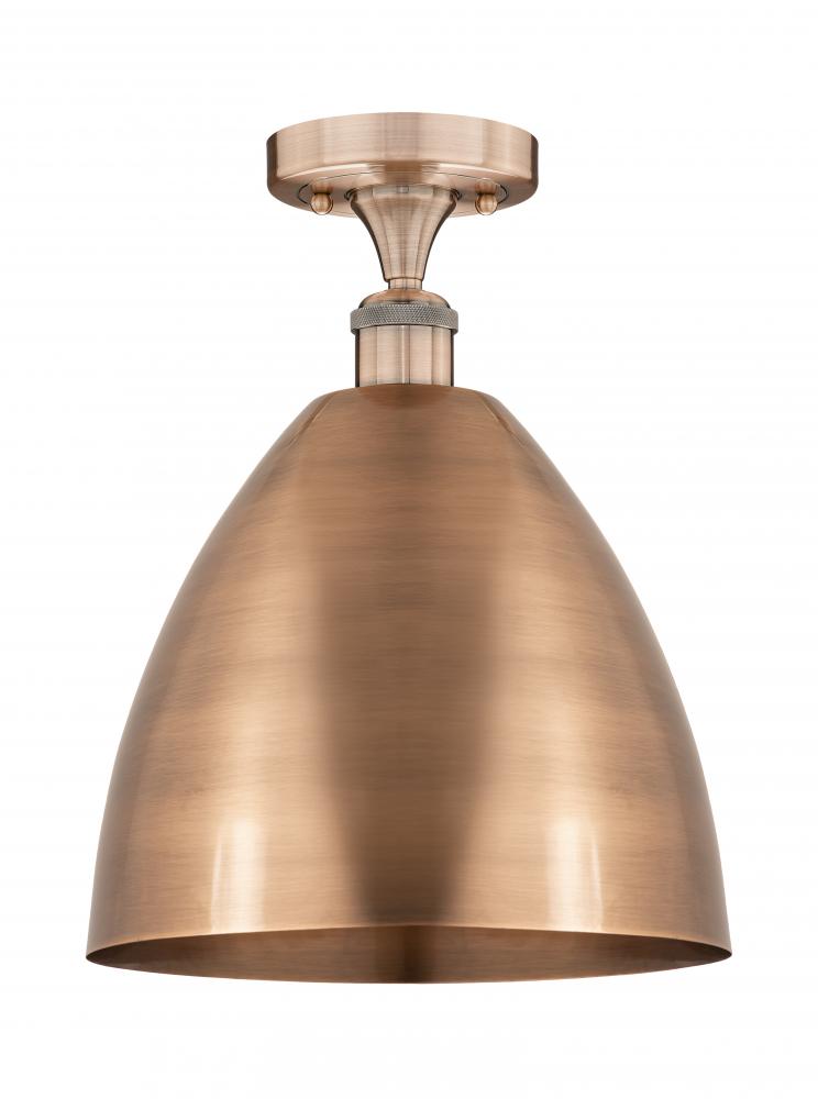 Bristol - 1 Light - 12 inch - Antique Copper - Semi-Flush Mount