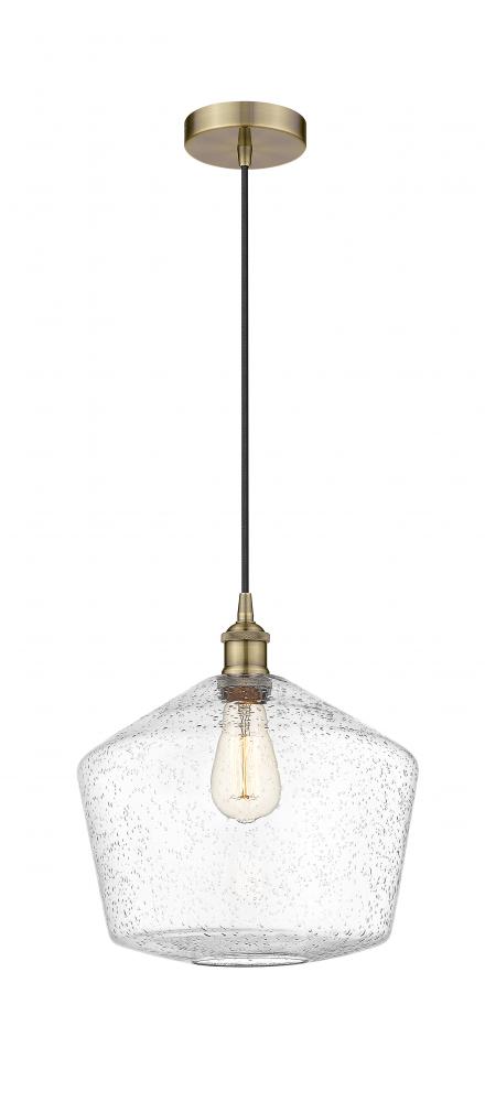 Cindyrella - 1 Light - 12 inch - Antique Brass - Cord hung - Mini Pendant