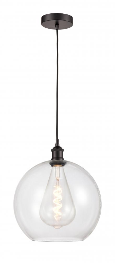 Athens - 1 Light - 12 inch - Oil Rubbed Bronze - Cord hung - Mini Pendant