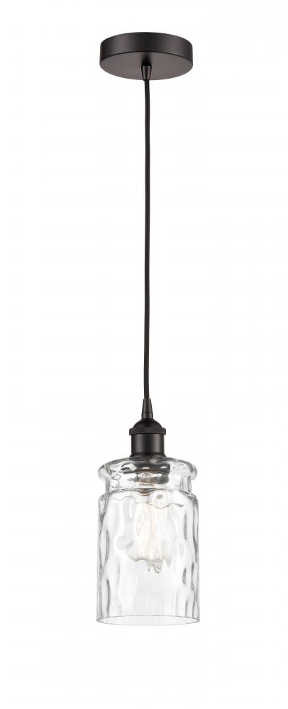 Candor - 1 Light - 5 inch - Oil Rubbed Bronze - Cord hung - Mini Pendant