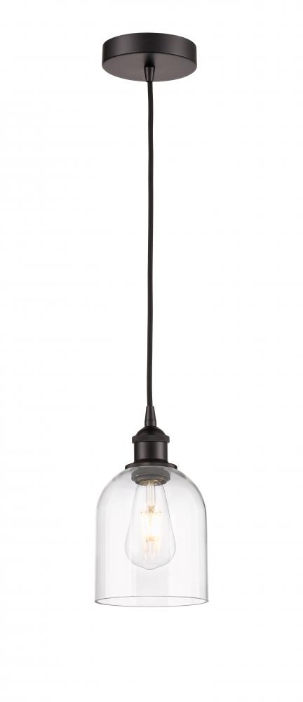 Bella - 1 Light - 6 inch - Oil Rubbed Bronze - Cord hung - Mini Pendant