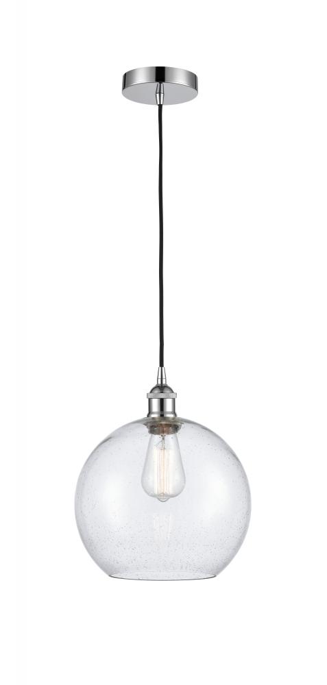 Athens - 1 Light - 10 inch - Polished Chrome - Cord hung - Mini Pendant