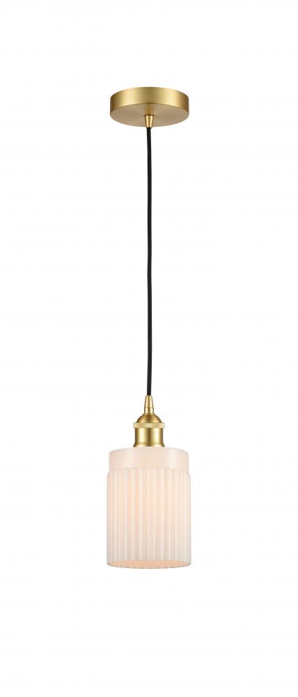 Hadley - 1 Light - 5 inch - Satin Gold - Cord hung - Mini Pendant