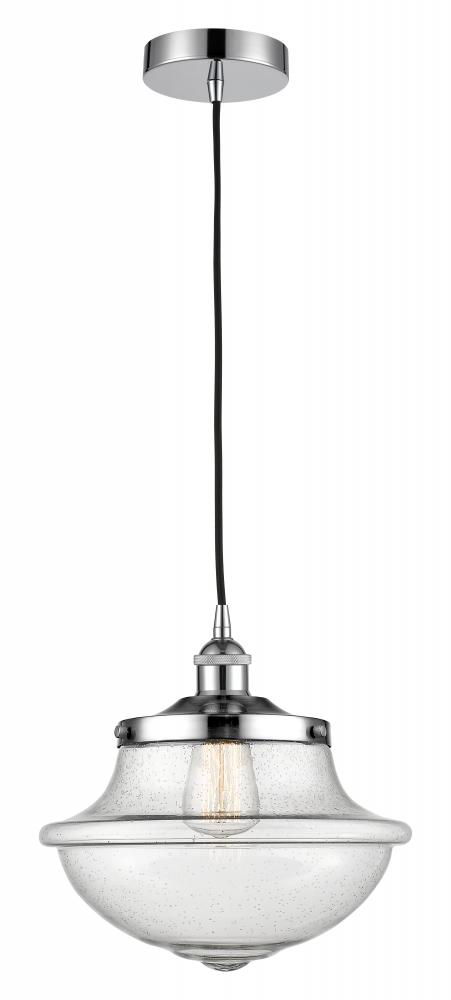 Oxford - 1 Light - 12 inch - Polished Chrome - Mini Pendant