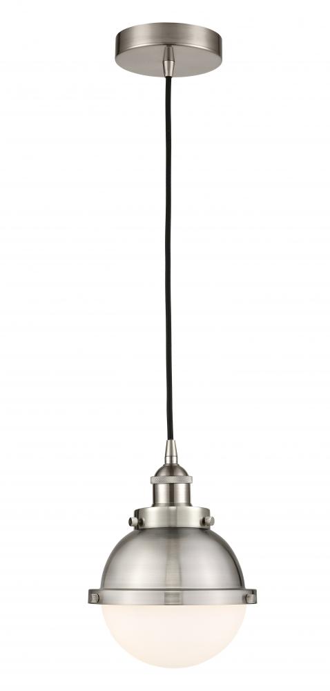 Hampden - 1 Light - 7 inch - Black Antique Brass - Cord hung - Mini Pendant