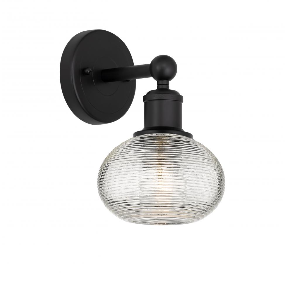 Ithaca - 1 Light - 6 inch - Matte Black - Sconce