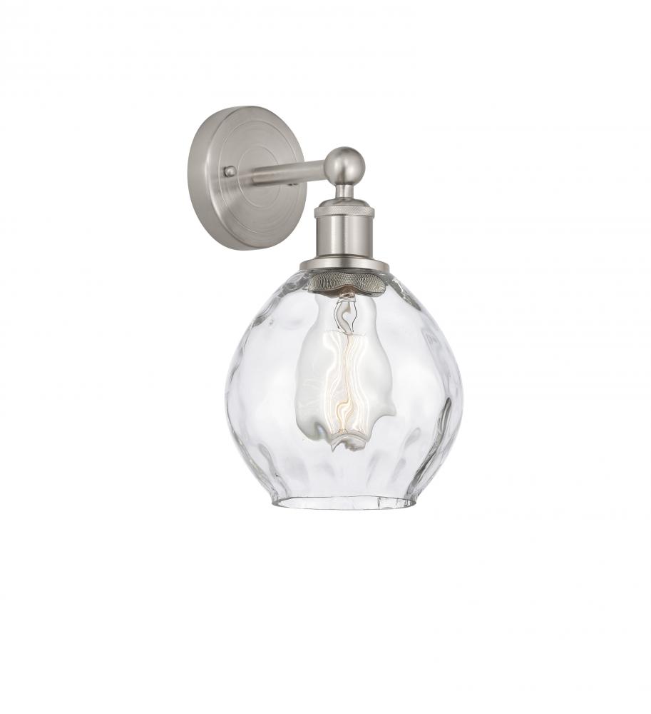 Waverly - 1 Light - 6 inch - Brushed Satin Nickel - Sconce