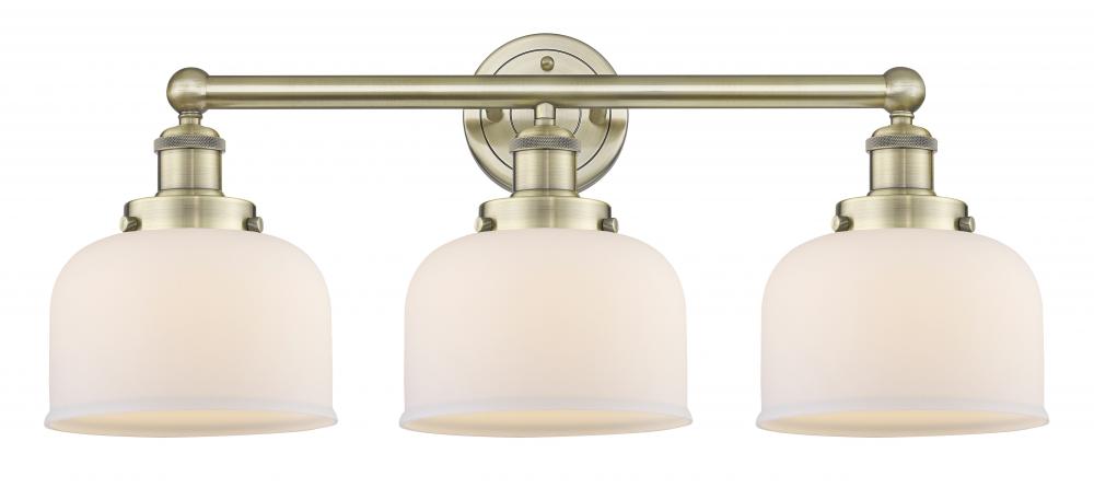 Bell - 3 Light - 26 inch - Antique Brass - Bath Vanity Light