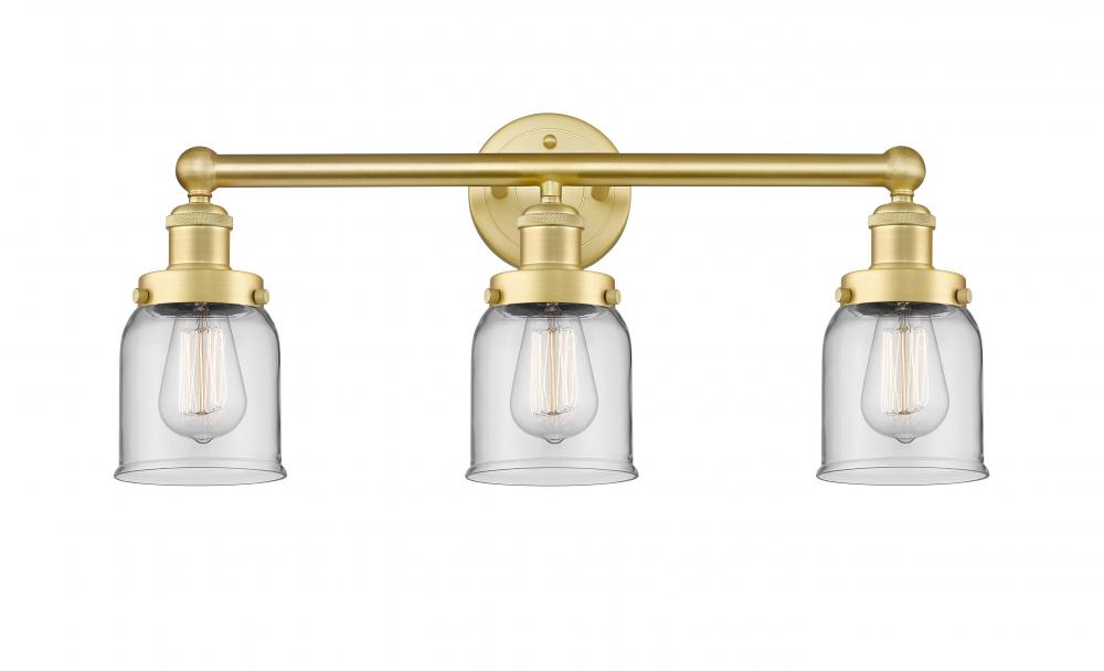 Bell - 3 Light - 23 inch - Satin Gold - Bath Vanity Light