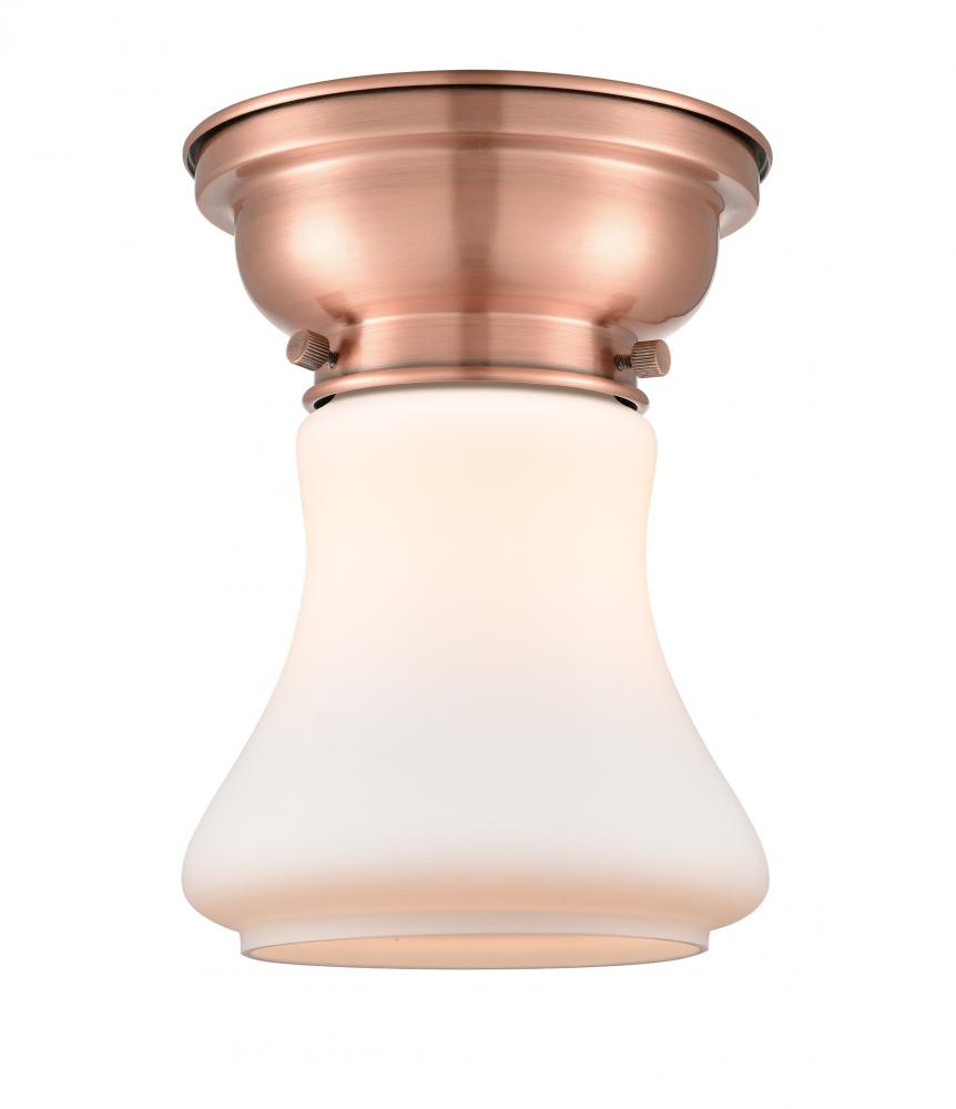 Bellmont - 1 Light - 6 inch - Antique Copper - Flush Mount