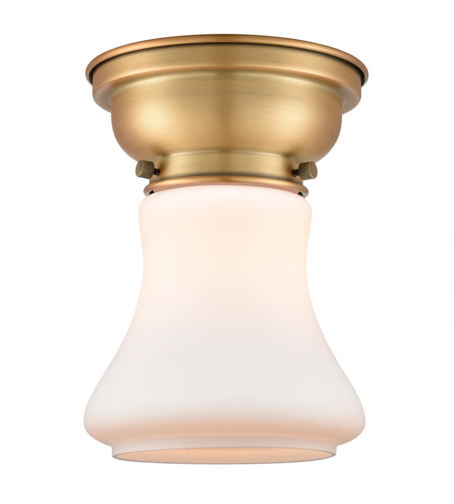 Bellmont - 1 Light - 6 inch - Brushed Brass - Flush Mount