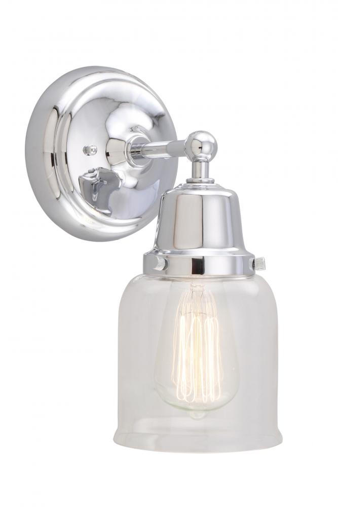 Bell - 1 Light - 5 inch - Polished Chrome - Sconce