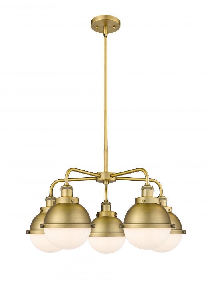 Ballston Urban - 5 Light - 26 inch - Brushed Brass - Chandelier