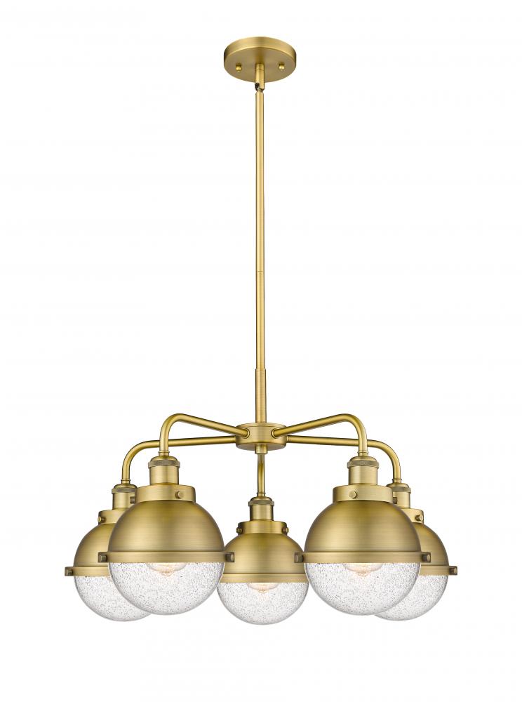 Ballston Urban - 5 Light - 26 inch - Brushed Brass - Chandelier