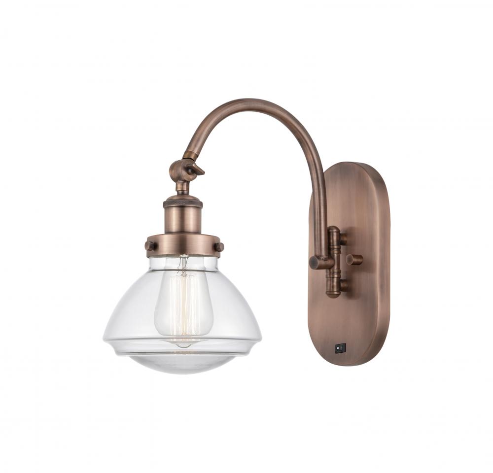 Olean - 1 Light - 7 inch - Antique Copper - Sconce