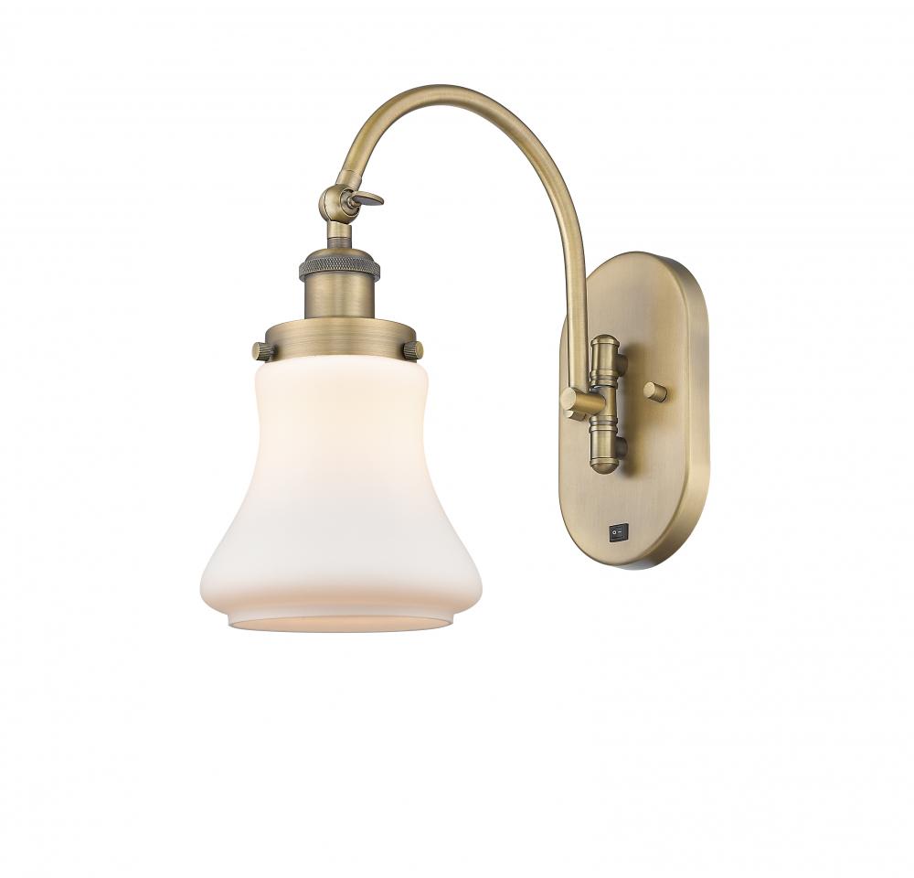 Bellmont - 1 Light - 7 inch - Brushed Brass - Sconce