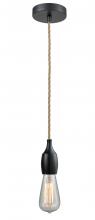 Innovations Lighting 100BK-10RE-3BK - Chelsea - 1 Light - 2 inch - Matte Black - Cord hung - Mini Pendant