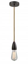 Innovations Lighting 100OB-10CR-4OB - Fairchild - 1 Light - 2 inch - Oil Rubbed Bronze - Cord hung - Mini Pendant