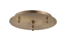 Innovations Lighting 113-AB - 3 Light Round Multi Port Canopy