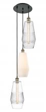 Innovations Lighting 113B-3P-BAB-G680-MU - Windham - 3 Light - 14 inch - Black Antique Brass - Cord hung - Multi Pendant