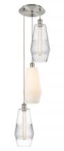 Innovations Lighting 113B-3P-SN-G680-MU - Windham - 3 Light - 14 inch - Brushed Satin Nickel - Cord hung - Multi Pendant