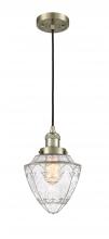 Innovations Lighting 201C-AB-G664-7 - Bullet - 1 Light - 7 inch - Antique Brass - Cord hung - Mini Pendant