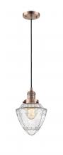 Innovations Lighting 201C-AC-G664-7 - Bullet - 1 Light - 7 inch - Antique Copper - Cord hung - Mini Pendant