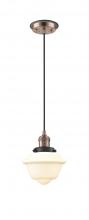 Innovations Lighting 201CBP-ACBK-G531 - Oxford - 1 Light - 7 inch - Antique Copper - Cord hung - Mini Pendant