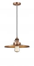 Innovations Lighting 201CSW-AC-MFR-AC-12 - Appalachian - 1 Light - 12 inch - Antique Copper - Cord hung - Mini Pendant