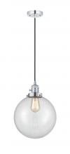 Innovations Lighting 201CSW-PC-G202-10 - Beacon - 1 Light - 10 inch - Polished Chrome - Cord hung - Mini Pendant