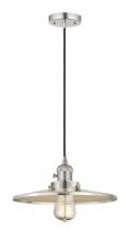 Innovations Lighting 201CSW-PN-MFR-PN-12 - Appalachian - 1 Light - 12 inch - Polished Nickel - Cord hung - Mini Pendant