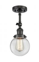 Innovations Lighting 201F-OB-G202-6 - Beacon - 1 Light - 6 inch - Oil Rubbed Bronze - Semi-Flush Mount