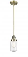 Innovations Lighting 201S-AB-G314 - Dover - 1 Light - 5 inch - Antique Brass - Stem Hung - Mini Pendant