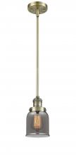 Innovations Lighting 201S-AB-G53 - Bell - 1 Light - 5 inch - Antique Brass - Stem Hung - Mini Pendant