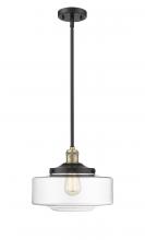 Innovations Lighting 201S-BAB-G692-12 - Bridgeton - 1 Light - 12 inch - Black Antique Brass - Stem Hung - Mini Pendant