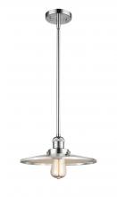 Innovations Lighting 201S-PC-MFR-PC-12 - Appalachian - 1 Light - 12 inch - Polished Chrome - Stem Hung - Mini Pendant