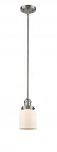 Innovations Lighting 201S-SN-G51 - Bell - 1 Light - 5 inch - Brushed Satin Nickel - Stem Hung - Mini Pendant