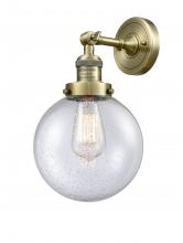 Innovations Lighting 203-AB-G204-8 - Beacon - 1 Light - 8 inch - Antique Brass - Sconce